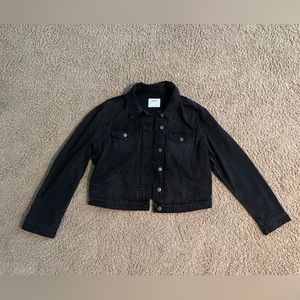 Olas Navy Black Jean Jacket